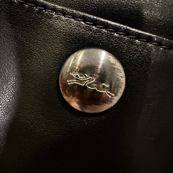 EUC Timeless Black Extra Soft Leather Bag | Two Exterior Pockets | Snap Closure - Picture 10 of 11